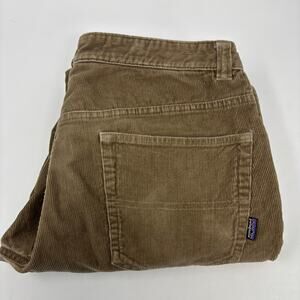 Patagonia Mens 32x31 Solid Brown 5 Pocket Design Corduroy Pants